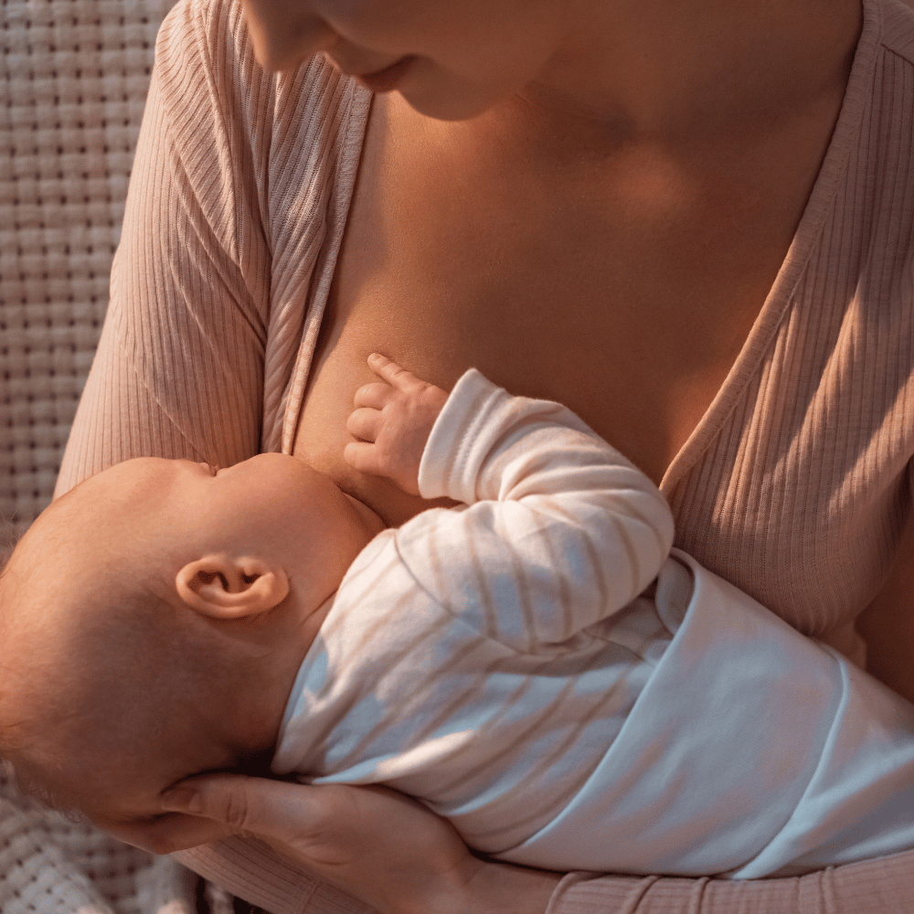 new parent chestfeeding