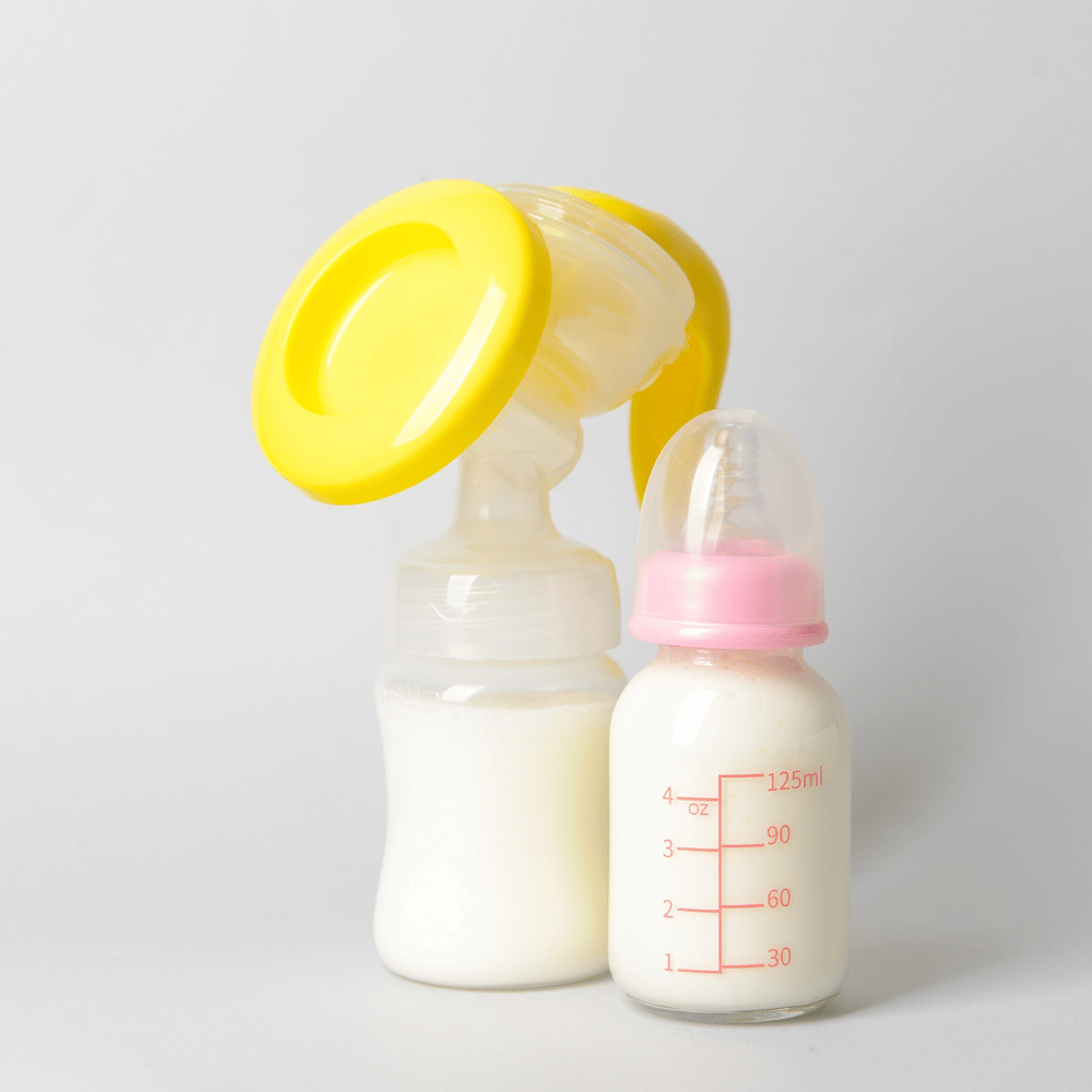 breastmilk in pumps